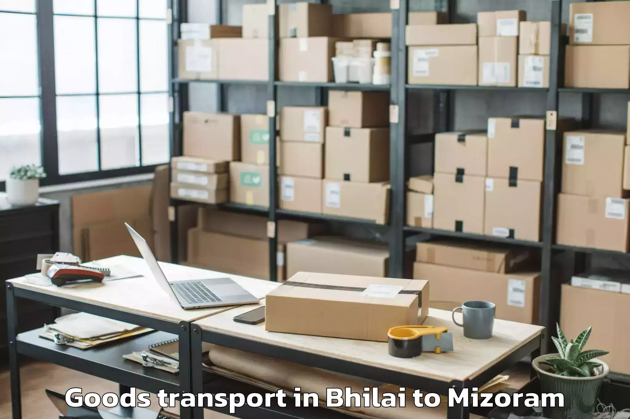 Efficient Bhilai to Aizawl Goods Transport